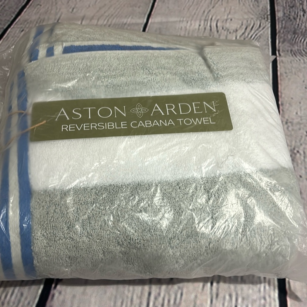 Aston Arden Reversible Cabana Towel .